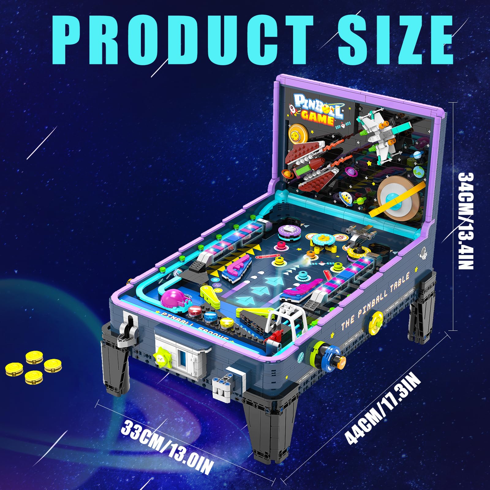 ピンボール家庭用、ゲームソフト Amazon.co.jp: Xenotrix ミニピンボールマシン - 大人用卓上ピン